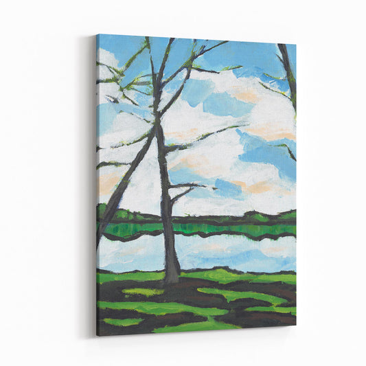 Lakeshore 2 - 6"x8" Slim Canvas Fine Art Print