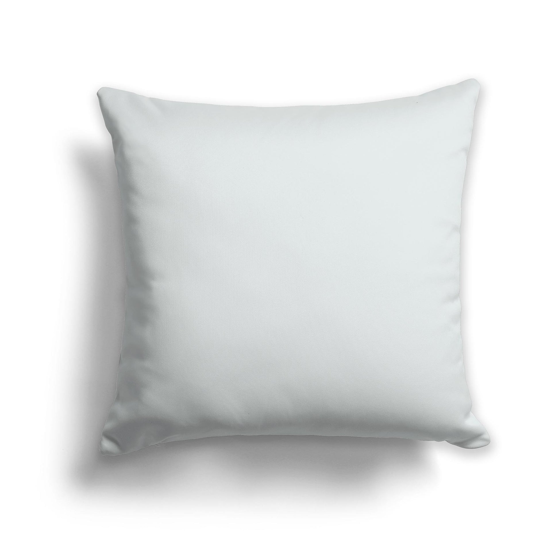 Square Throw Pillow in Light Grey