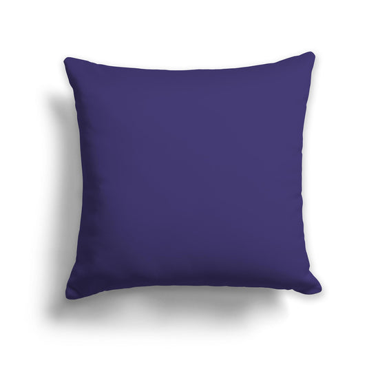 Square Throw Pillow in Solid Dark Purple