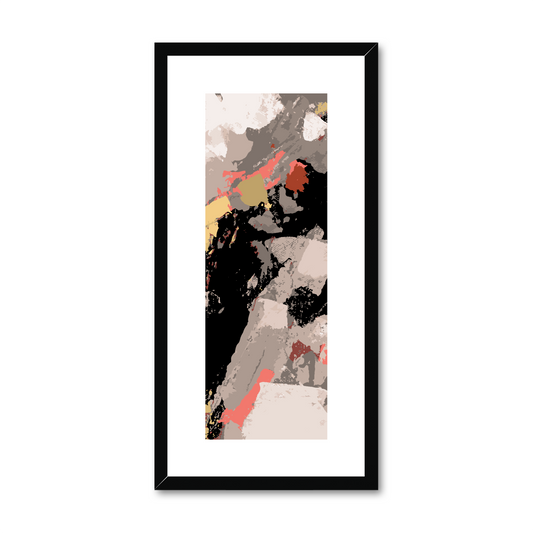 Framed Graphic Art Print, White Mat - 12x24 inches | FP-1130-7688