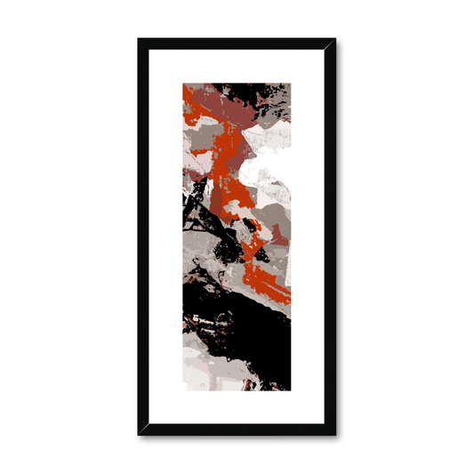 Framed Graphic Art Print, White Mat - 12x24 inches | FP-1130-7690