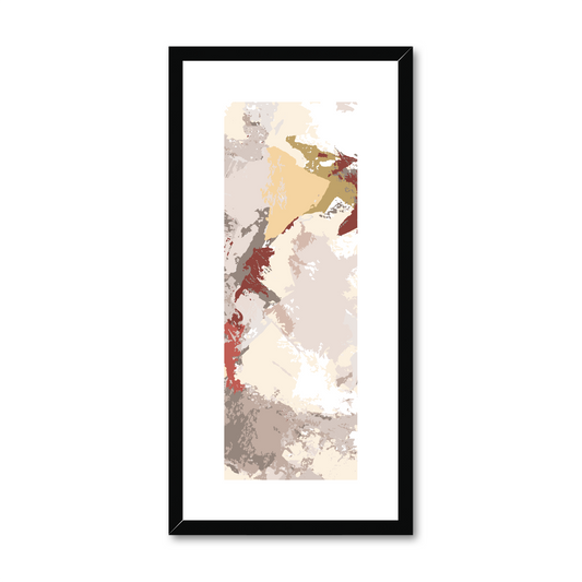 Framed Graphic Art Print, White Mat - 12x24 inches | FP-1130-7691