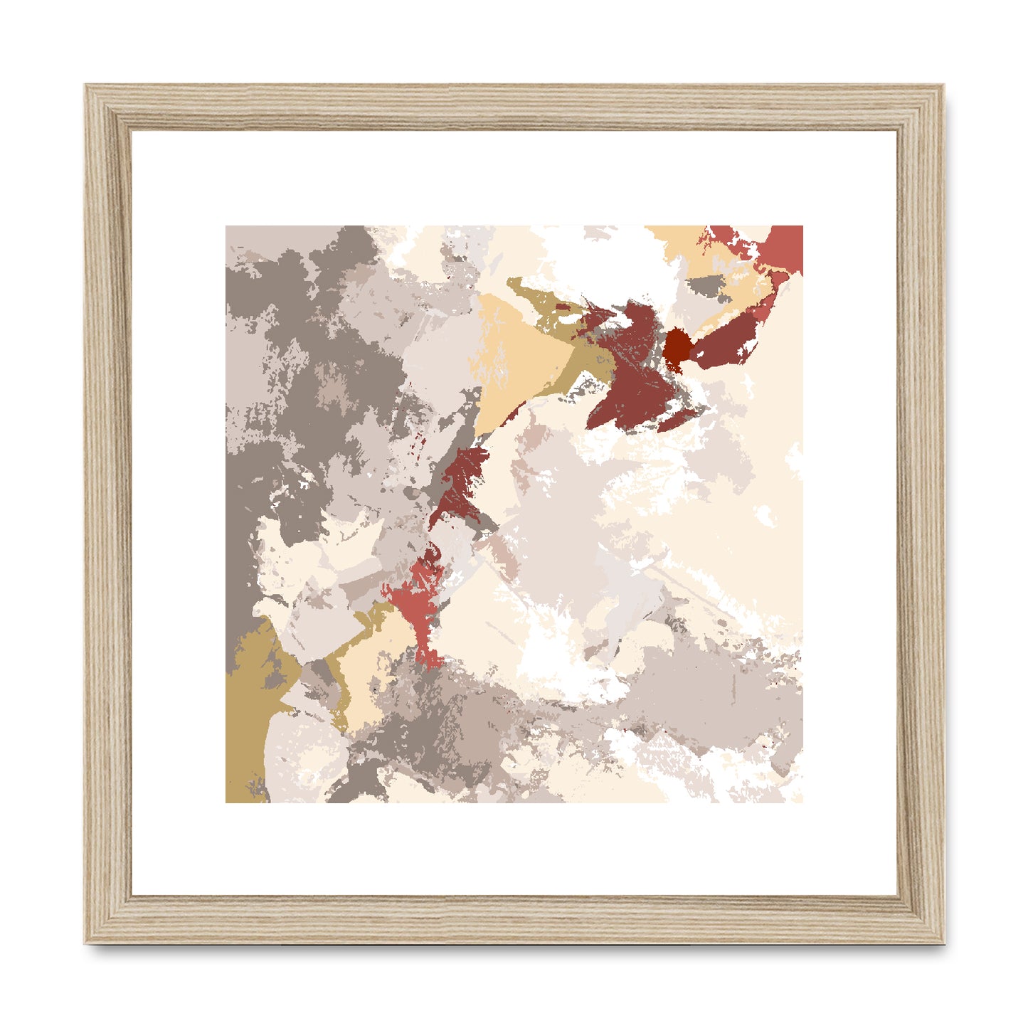 Framed Graphic Art Print, White Mat - 8x8 12x12 16x16 20x20 24x24 28x28 inches | FPS-1130-7691