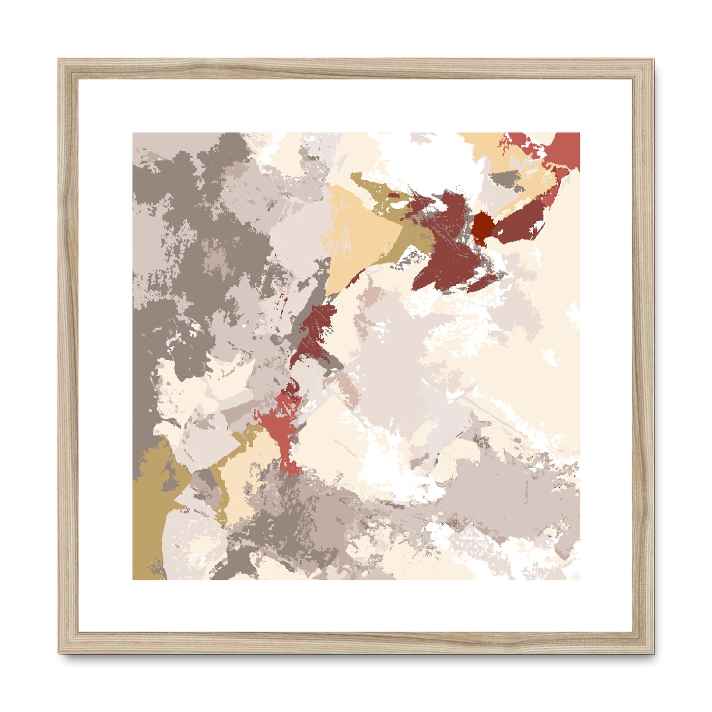 Framed Graphic Art Print, White Mat - 8x8 12x12 16x16 20x20 24x24 28x28 inches | FPS-1130-7691