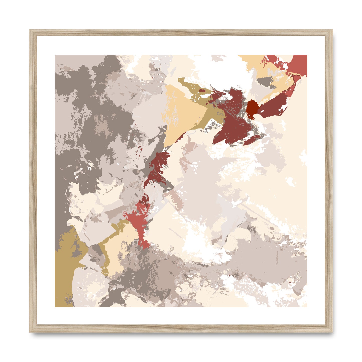 Framed Graphic Art Print, White Mat - 8x8 12x12 16x16 20x20 24x24 28x28 inches | FPS-1130-7691