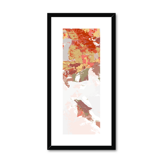 Framed Graphic Art Print, White Mat - 12x24 inches | FP-1130-7693