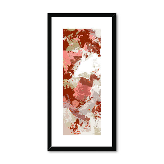 Framed Graphic Art Print, White Mat - 12x24 inches | FP-1130-7695