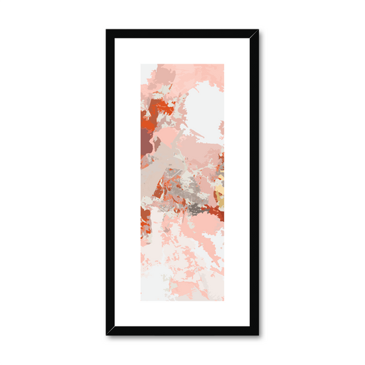 Framed Graphic Art Print, White Mat - 12x24 inches | FP-1130-7698