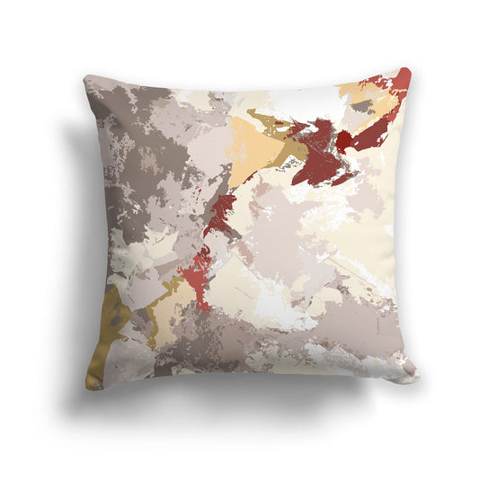 Square Throw Pillow featuring graphic art from the Desert Sun Collection