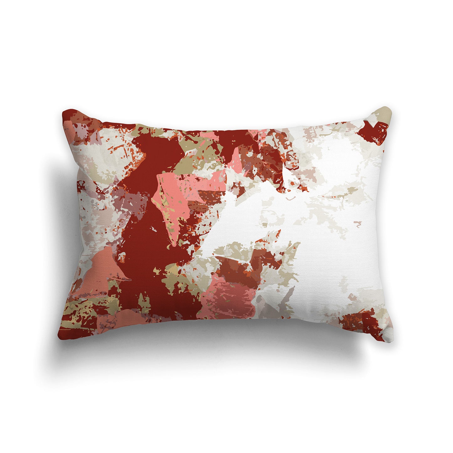 Lumbar Throw Pillow featuring graphic art from the Classic Henna Collection