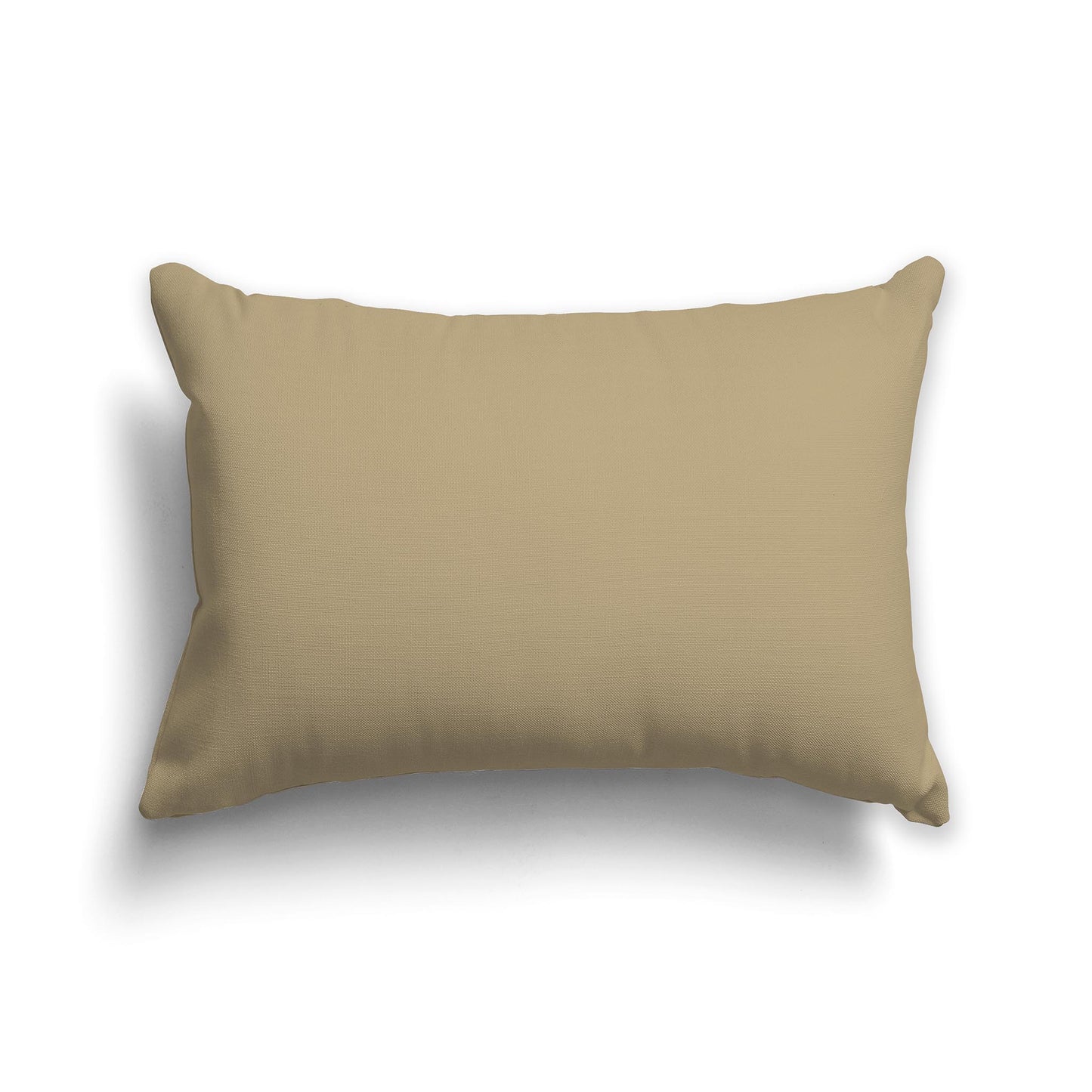 Lumbar Throw Pillow in Solid Light Olive Green