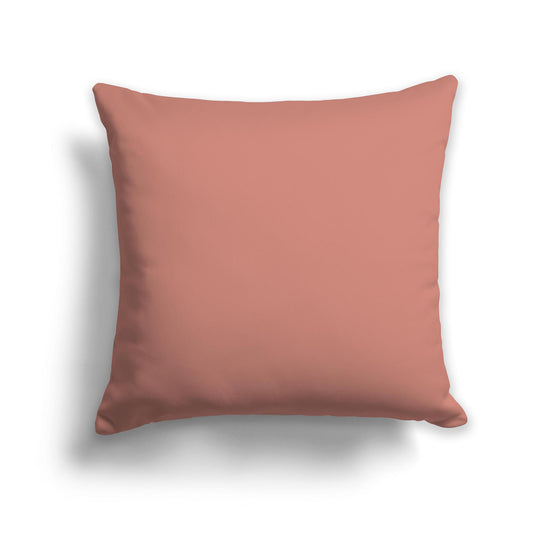 Square Throw Pillow in Solid Dusty Rose Throw Pillow