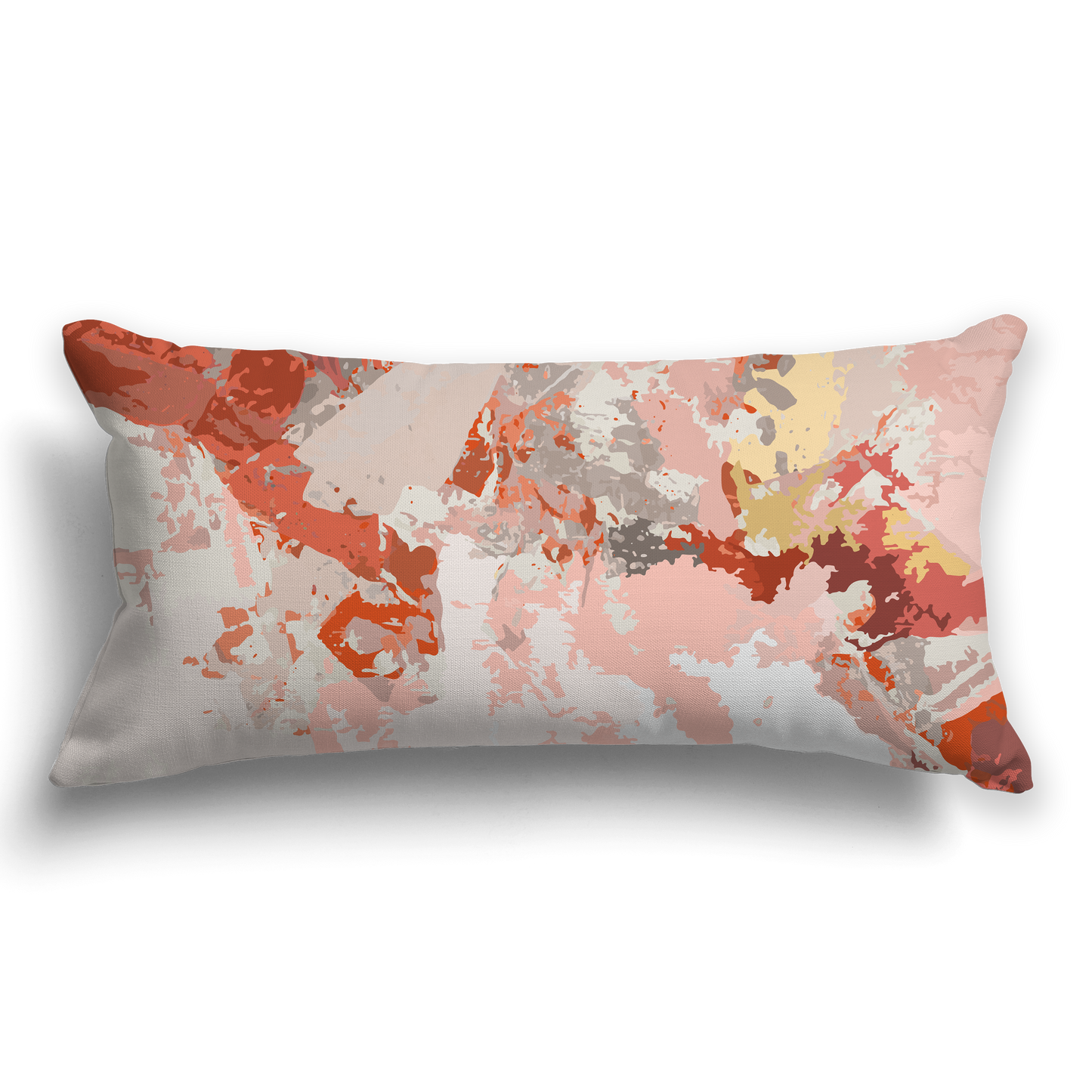 Cushion Cover with Graphic Art from the Sea Coral Collection, CACU-1139-698, 61 x 30 cm, 24 x 12 inches