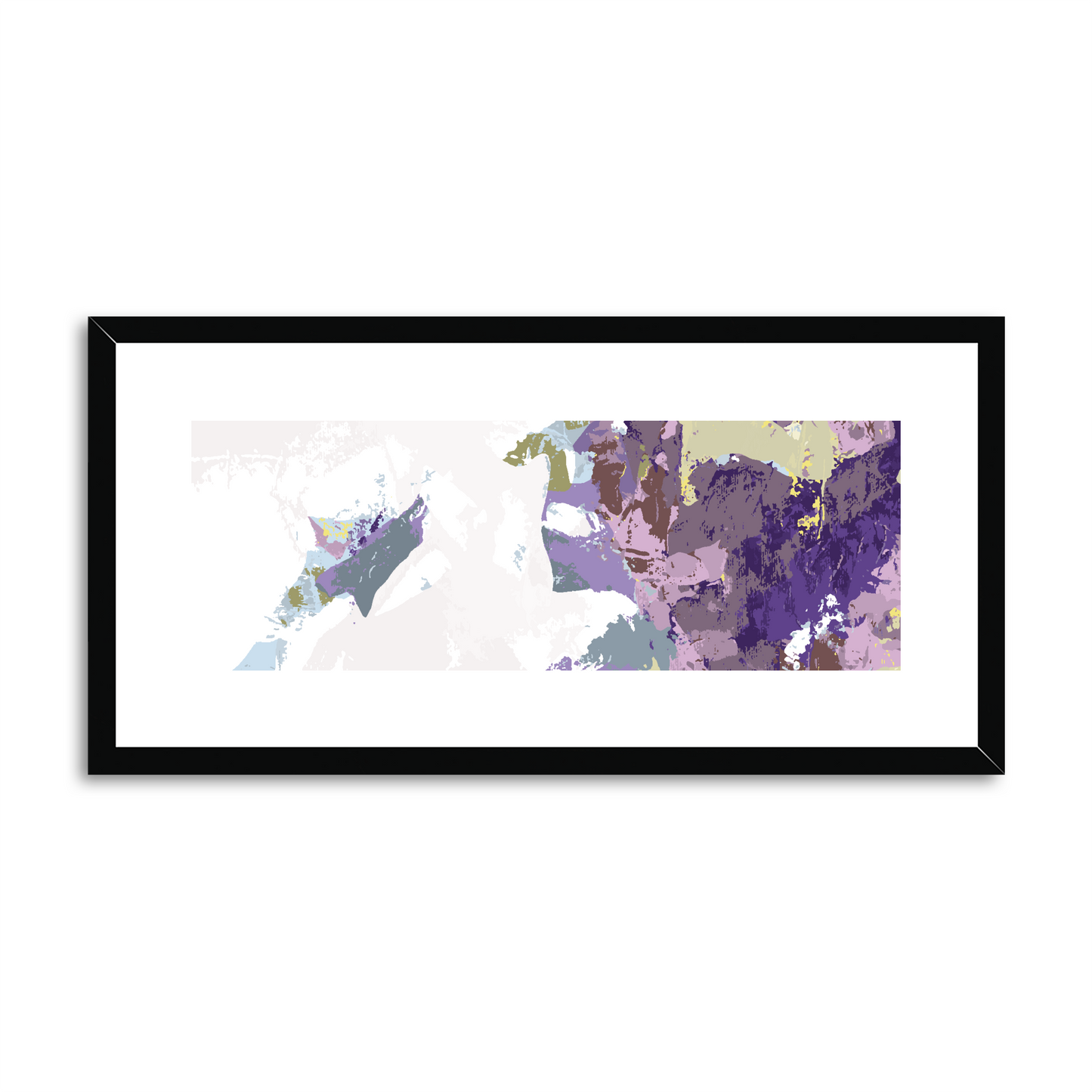 Framed Graphic Art Print, White Mat - 12x24 inches | FP-1140-7693