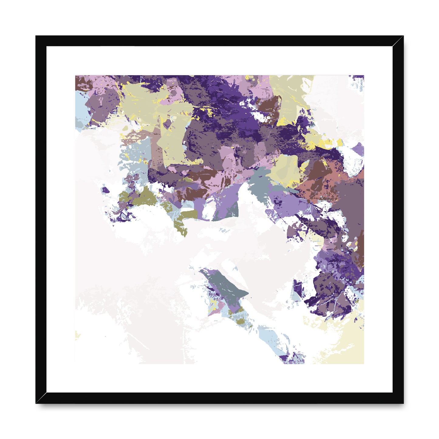 Framed Graphic Art Print, White Mat - 8x8 12x12 16x16 20x20 24x24 28x28 inches | FPS-1140-7693