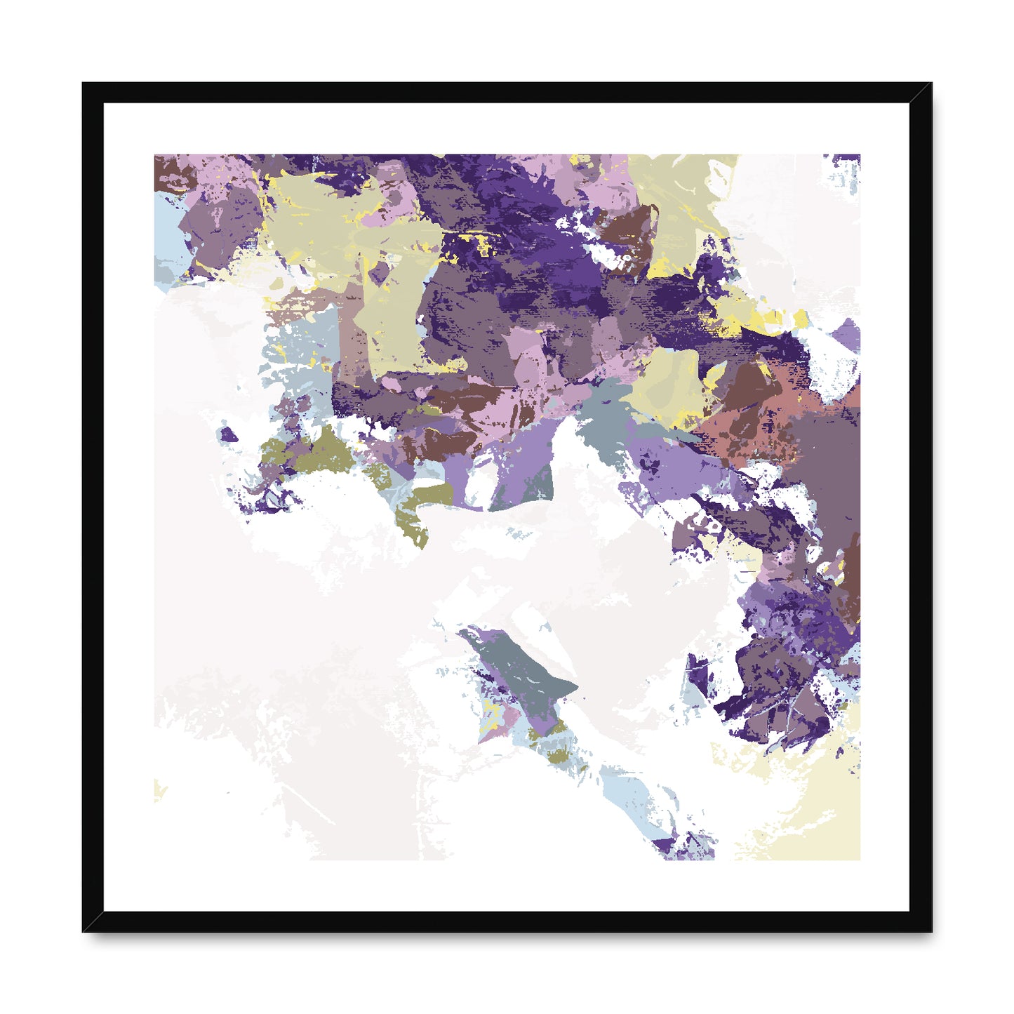 Framed Graphic Art Print, White Mat - 8x8 12x12 16x16 20x20 24x24 28x28 inches | FPS-1140-7693