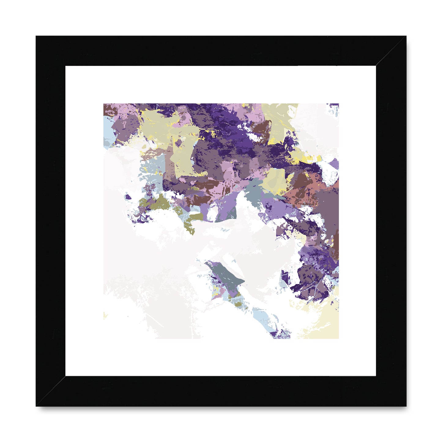 Framed Graphic Art Print, White Mat - 8x8 12x12 16x16 20x20 24x24 28x28 inches | FPS-1140-7693