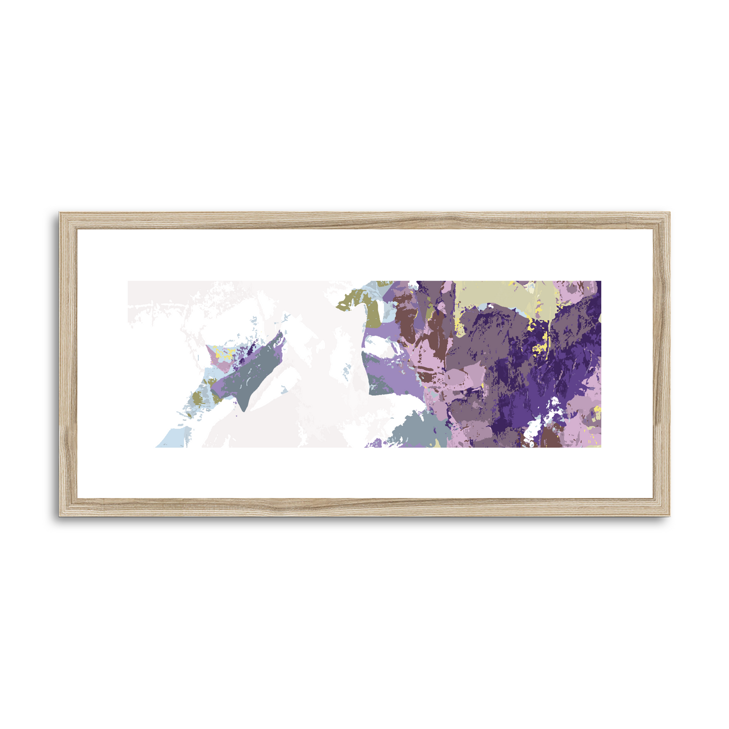 Framed Graphic Art Print, White Mat - 12x24 inches | FP-1140-7693