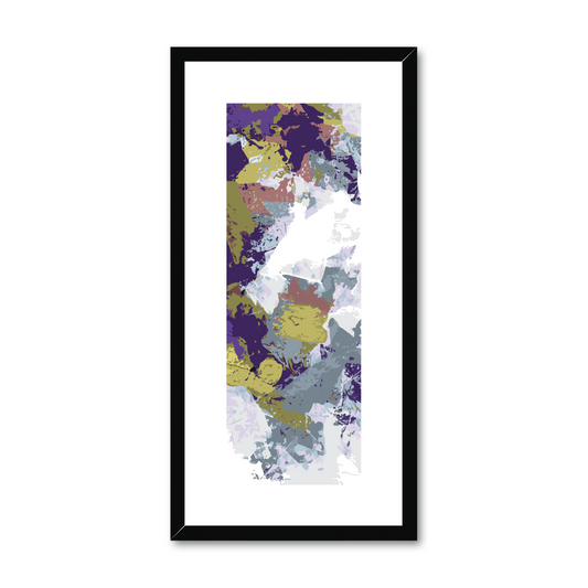Framed Graphic Art Print, White Mat - 12x24 inches | FP-1140-7695