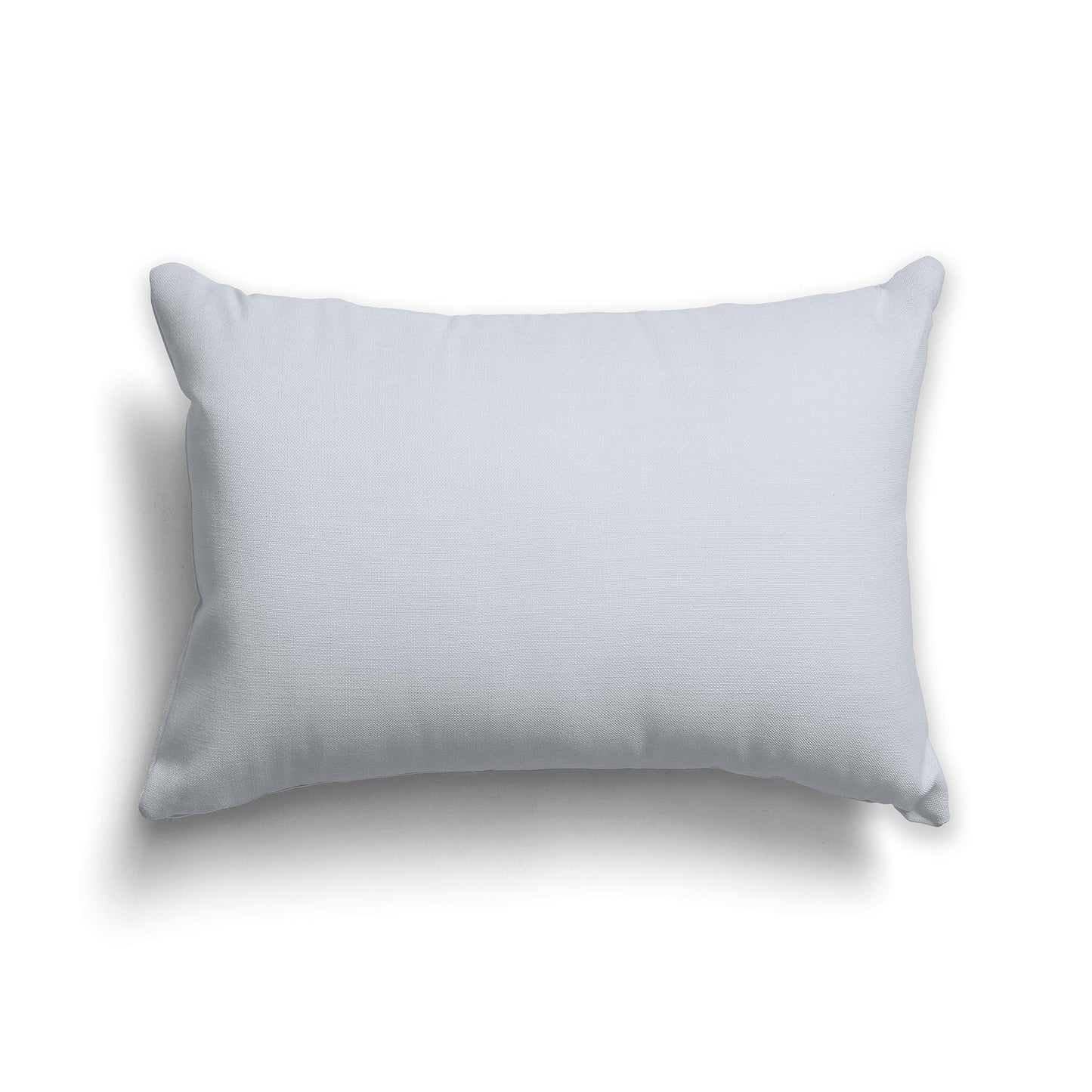 Lumbar Throw Pillow in Solid Grey