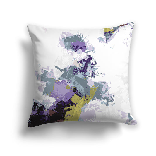 Square Throw Pillow featuring graphic art from the Sea Mist Collection