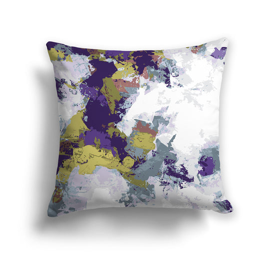 Square Throw Pillow featuring graphic art from the Sea Mist Collection