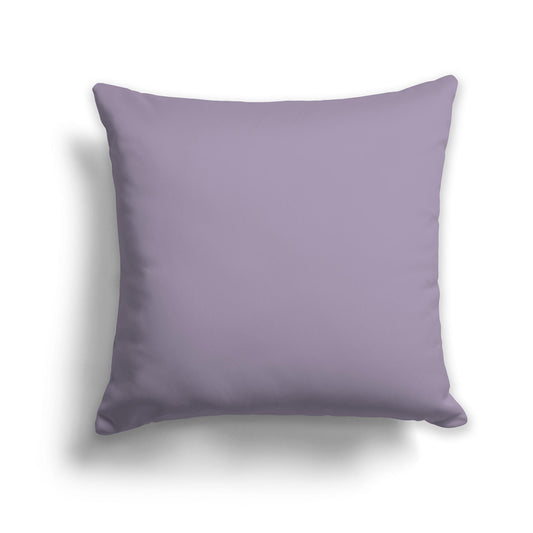 Square Throw Pillow in Solid Pale Purple