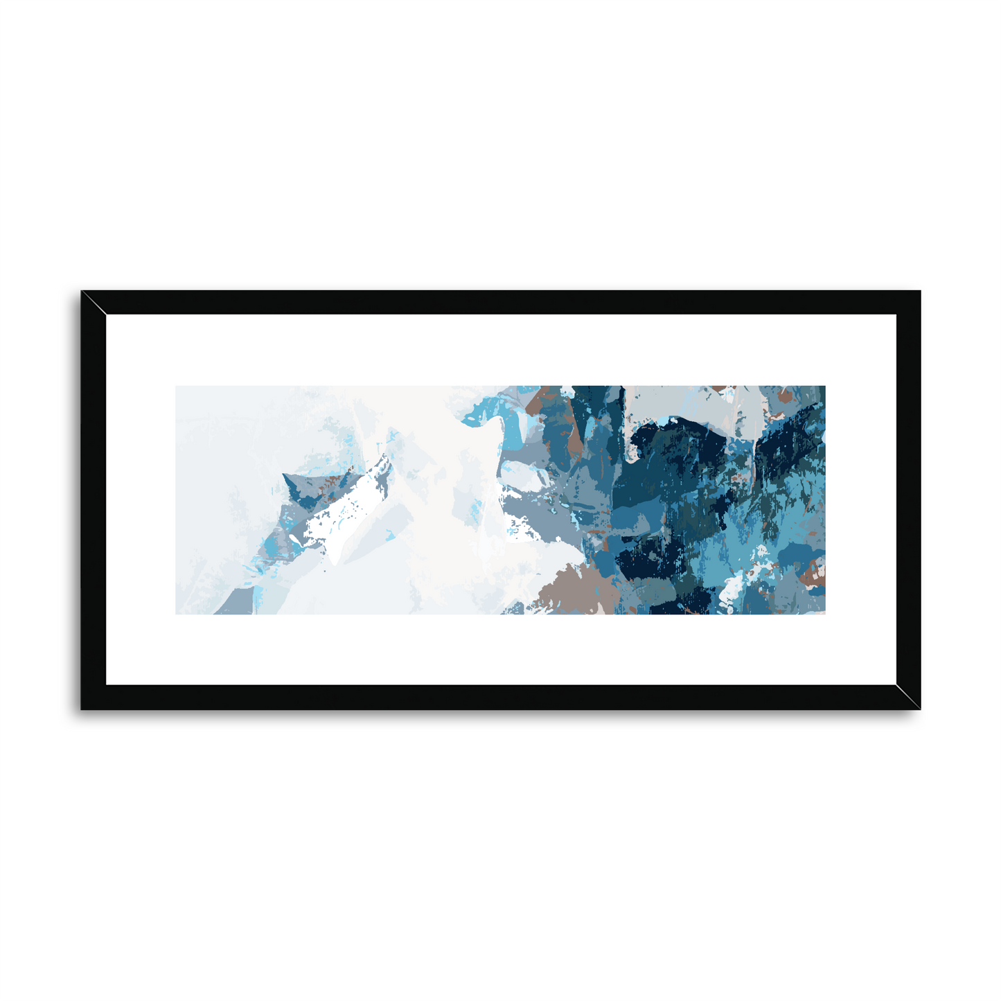 Framed Graphic Art Print, White Mat - 12x24 inches | FP-1150-7693