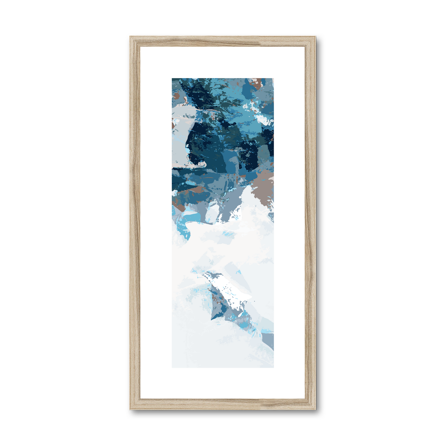 Framed Graphic Art Print, White Mat - 12x24 inches | FP-1150-7693