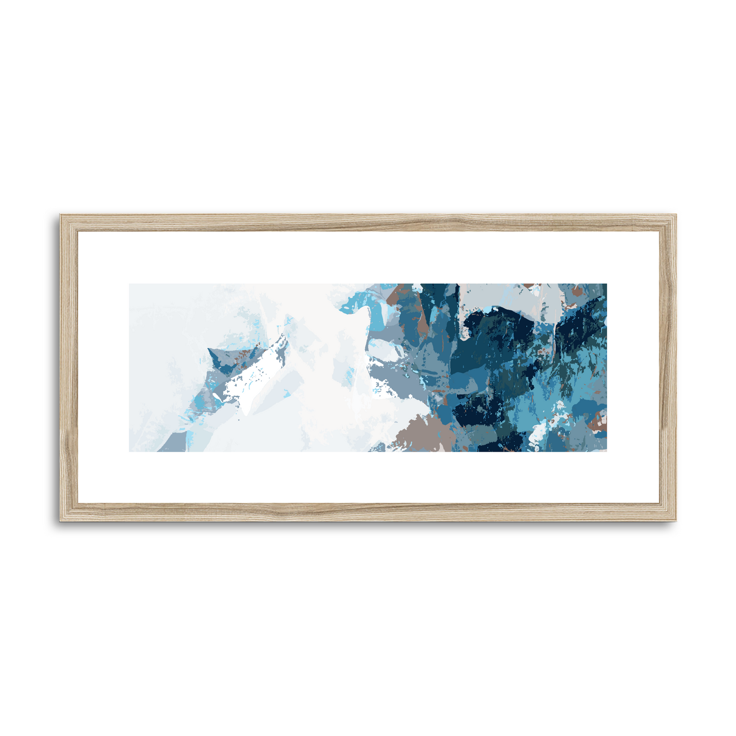 Framed Graphic Art Print, White Mat - 12x24 inches | FP-1150-7693