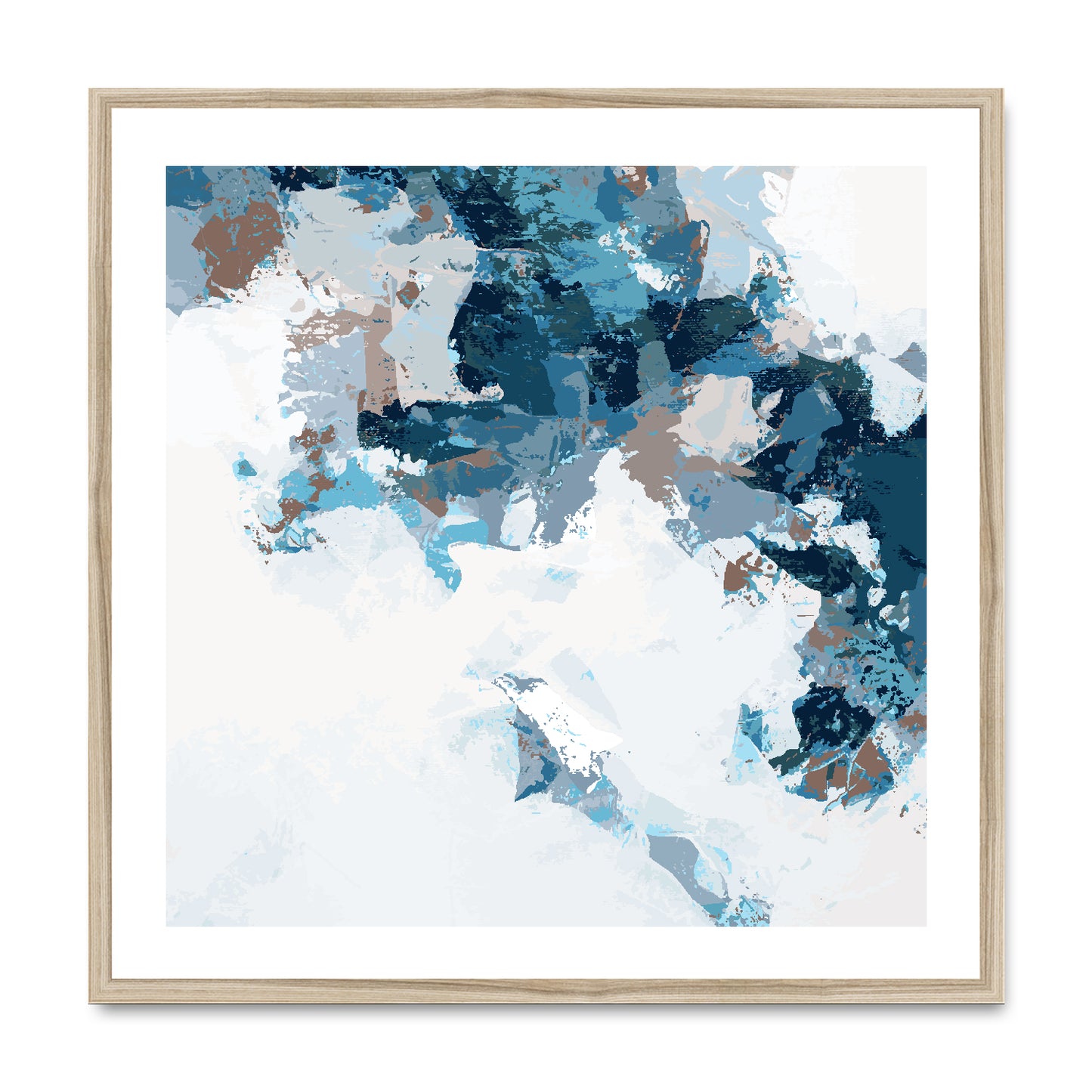 Framed Graphic Art Print, White Mat - 8x8 12x12 16x16 20x20 24x24 28x28 inches | FPS-1150-7693