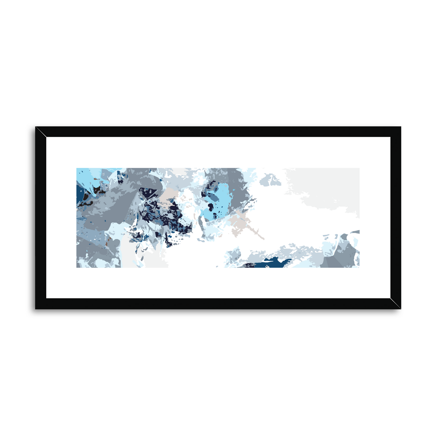 Framed Graphic Art Print, White Mat - 12x24 inches | FP-1150-7694