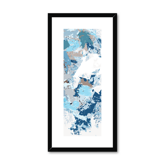 Framed Graphic Art Print, White Mat - 12x24 inches | FP-1150-7695