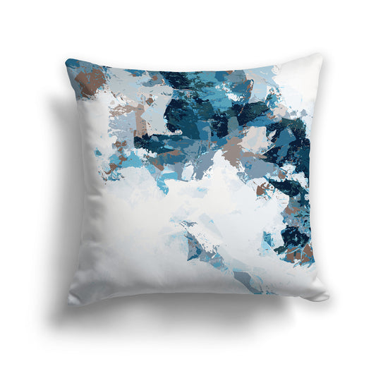 Square Throw Pillow featuring graphic art from the Caribbean Cruise Collection