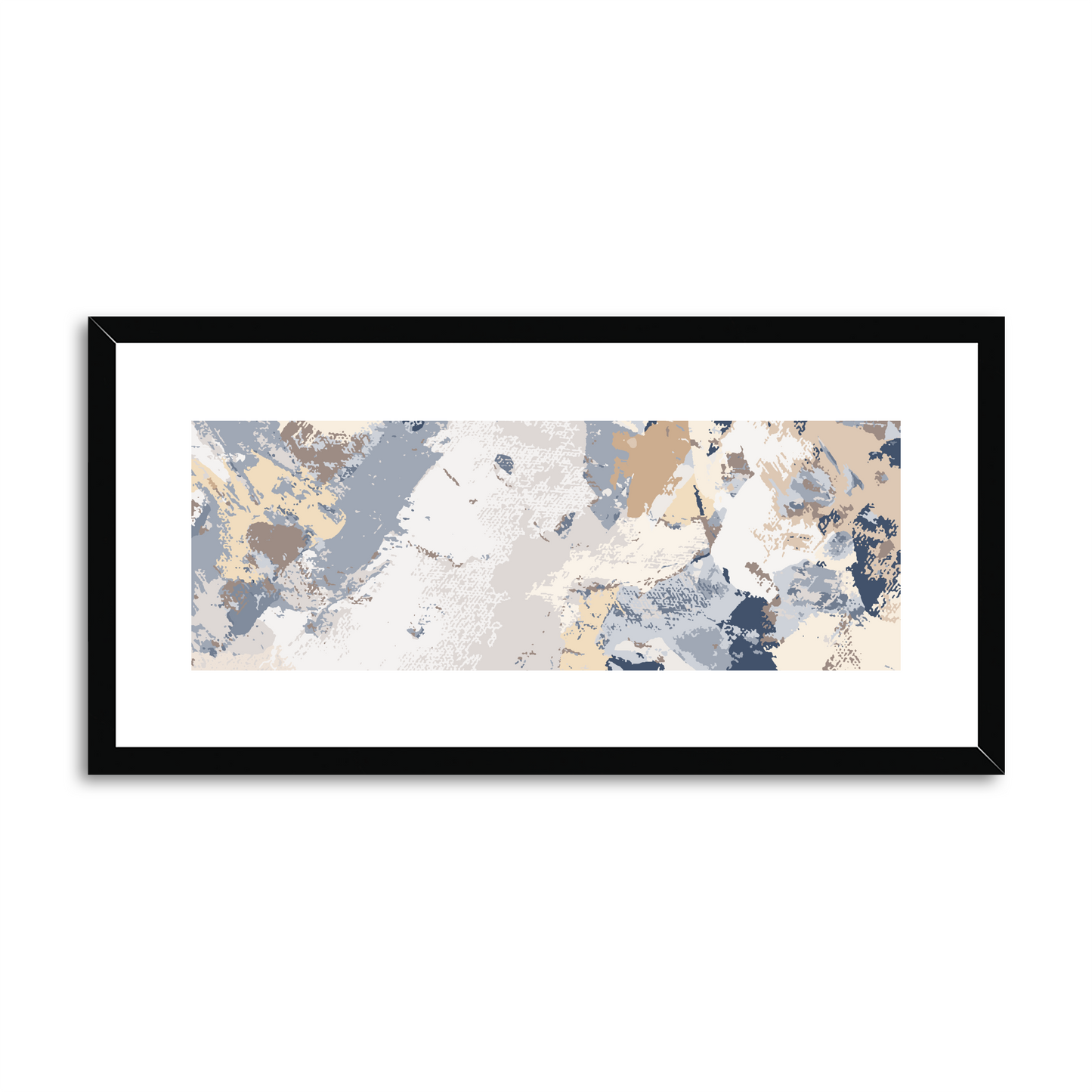 Framed Graphic Art Print, White Mat - 12x24 inches | FP-1160-7689
