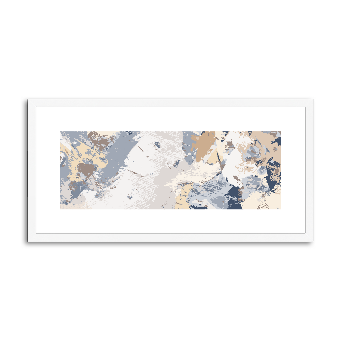 Framed Graphic Art Print, White Mat - 12x24 inches | FP-1160-7689