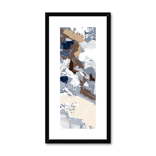 Framed Graphic Art Print, White Mat - 12x24 inches | FP-1160-7690