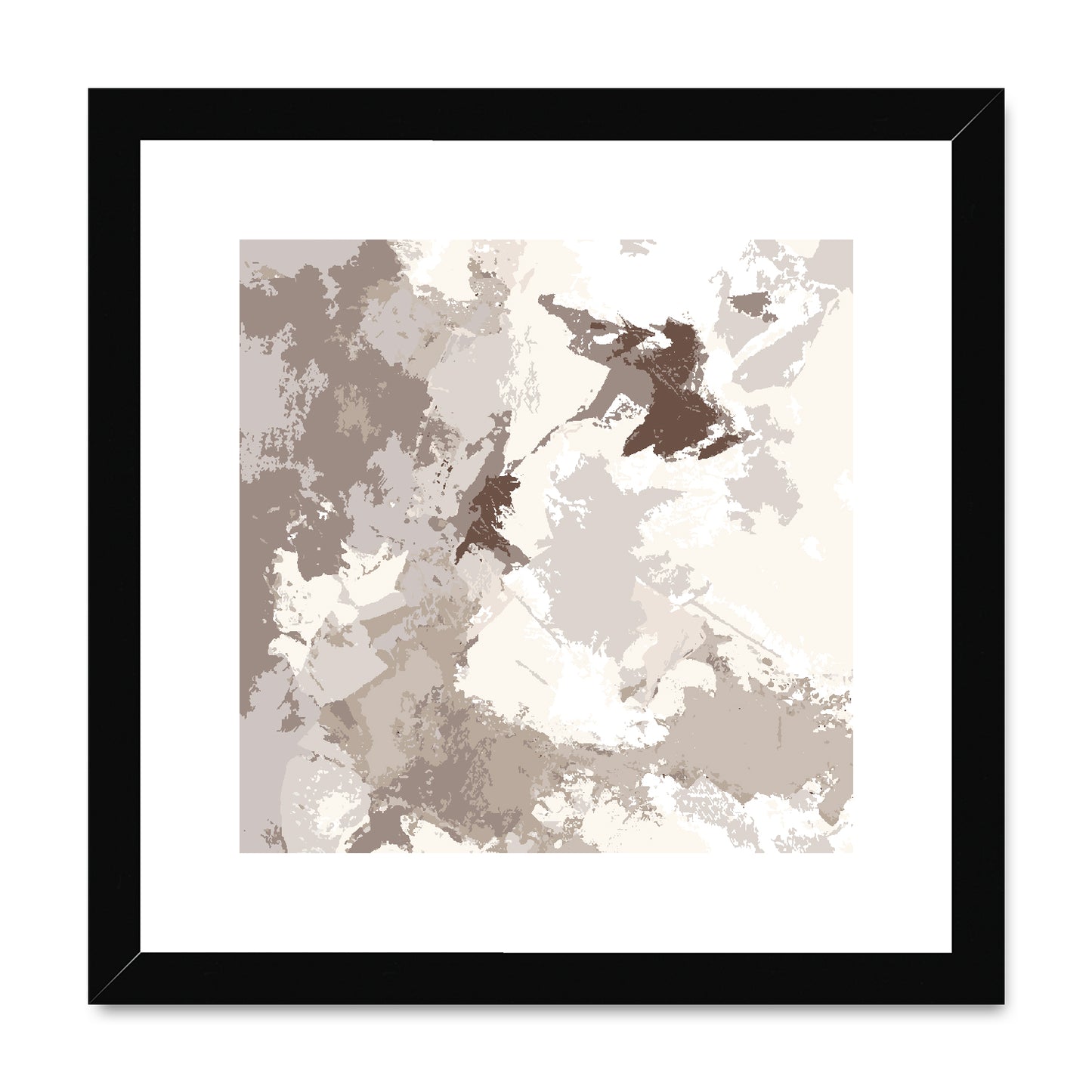 Framed Graphic Art Print, White Mat - 8x8 12x12 16x16 20x20 24x24 28x28 inches | FPS-1160-7691