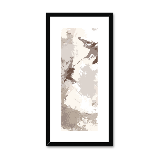 Framed Graphic Art Print, White Mat - 12x24 inches | FP-1160-7691