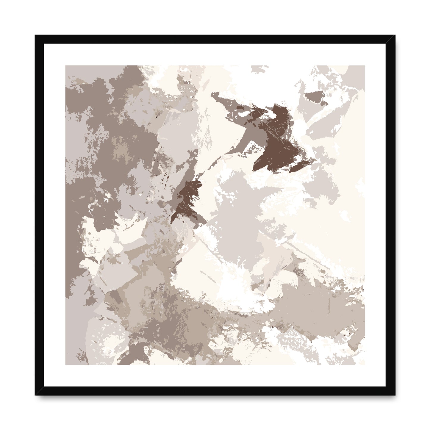 Framed Graphic Art Print, White Mat - 8x8 12x12 16x16 20x20 24x24 28x28 inches | FPS-1160-7691