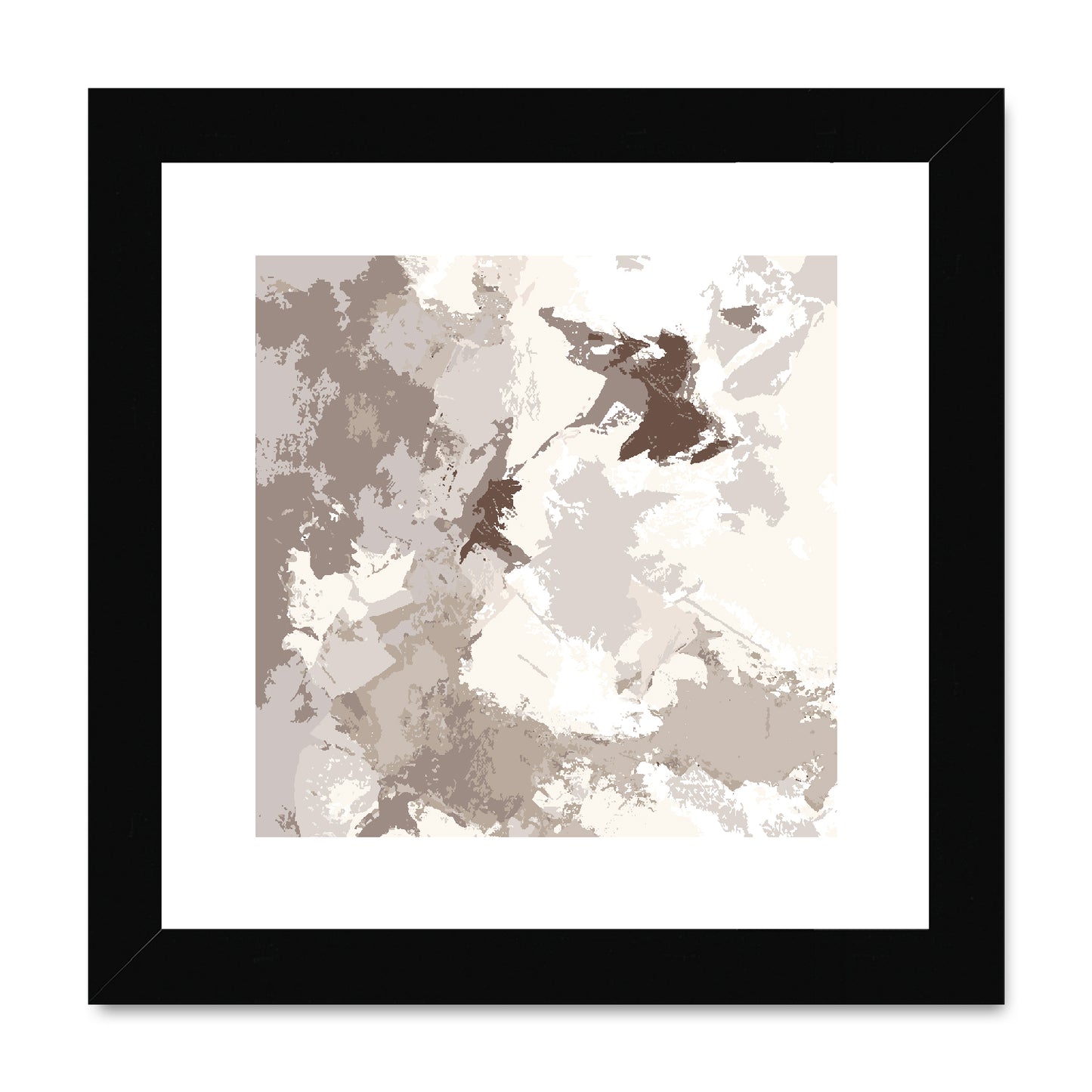 Framed Graphic Art Print, White Mat - 8x8 12x12 16x16 20x20 24x24 28x28 inches | FPS-1160-7691