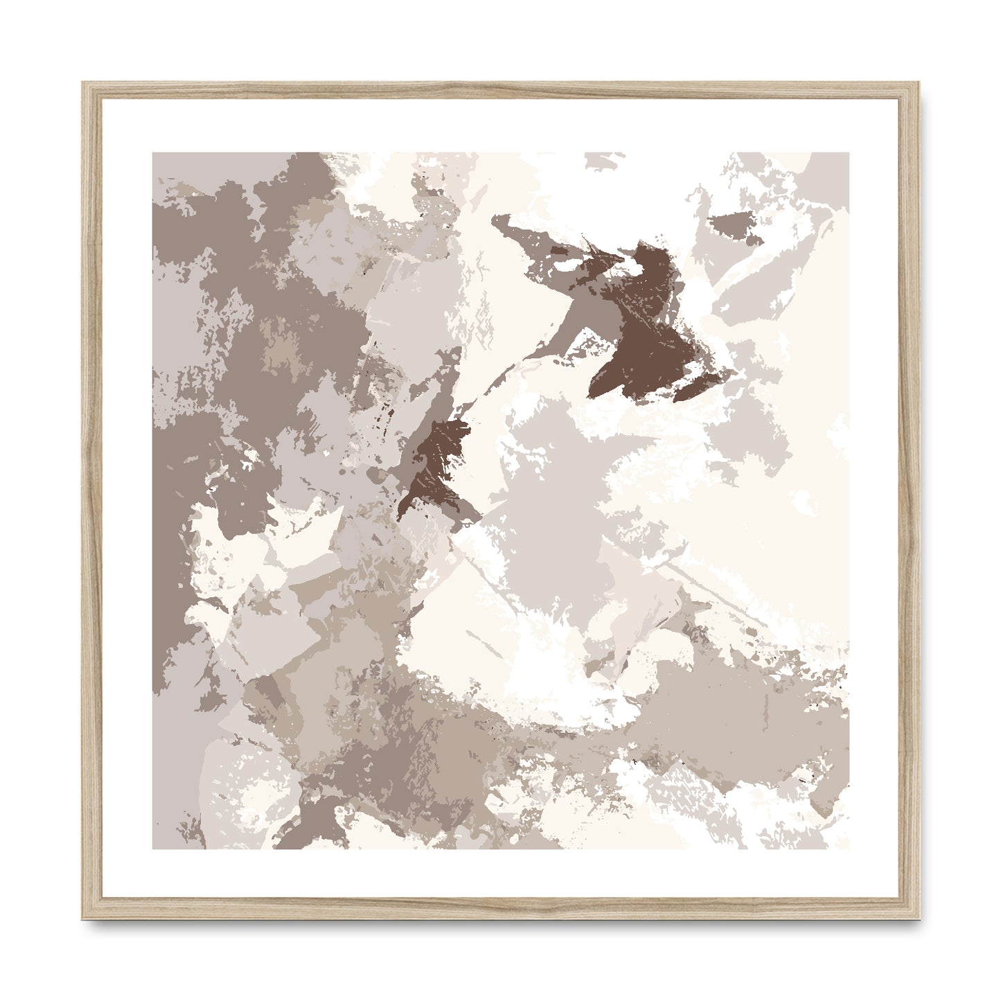 Framed Graphic Art Print, White Mat - 8x8 12x12 16x16 20x20 24x24 28x28 inches | FPS-1160-7691