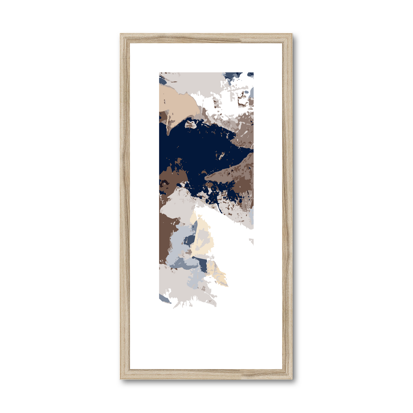 Framed Graphic Art Print, White Mat - 12x24 inches | FP-1160-7692