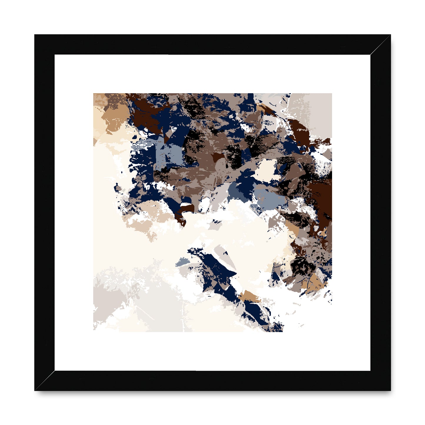 Framed Graphic Art Print, White Mat - 8x8 12x12 16x16 20x20 24x24 28x28 inches | FPS-1160-7693