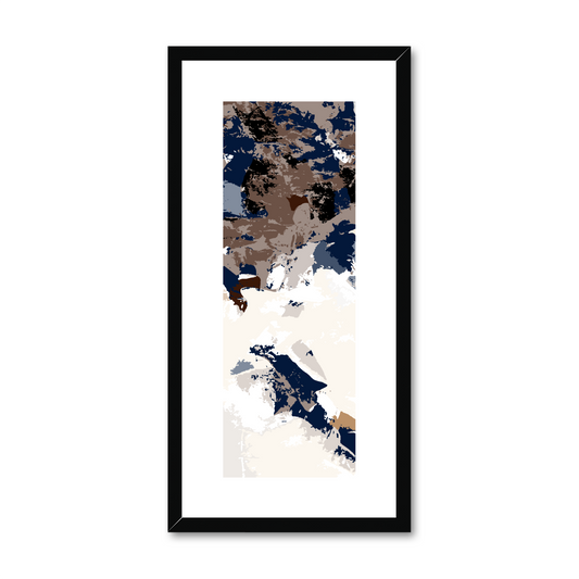 Framed Graphic Art Print, White Mat - 12x24 inches | FP-1160-7693