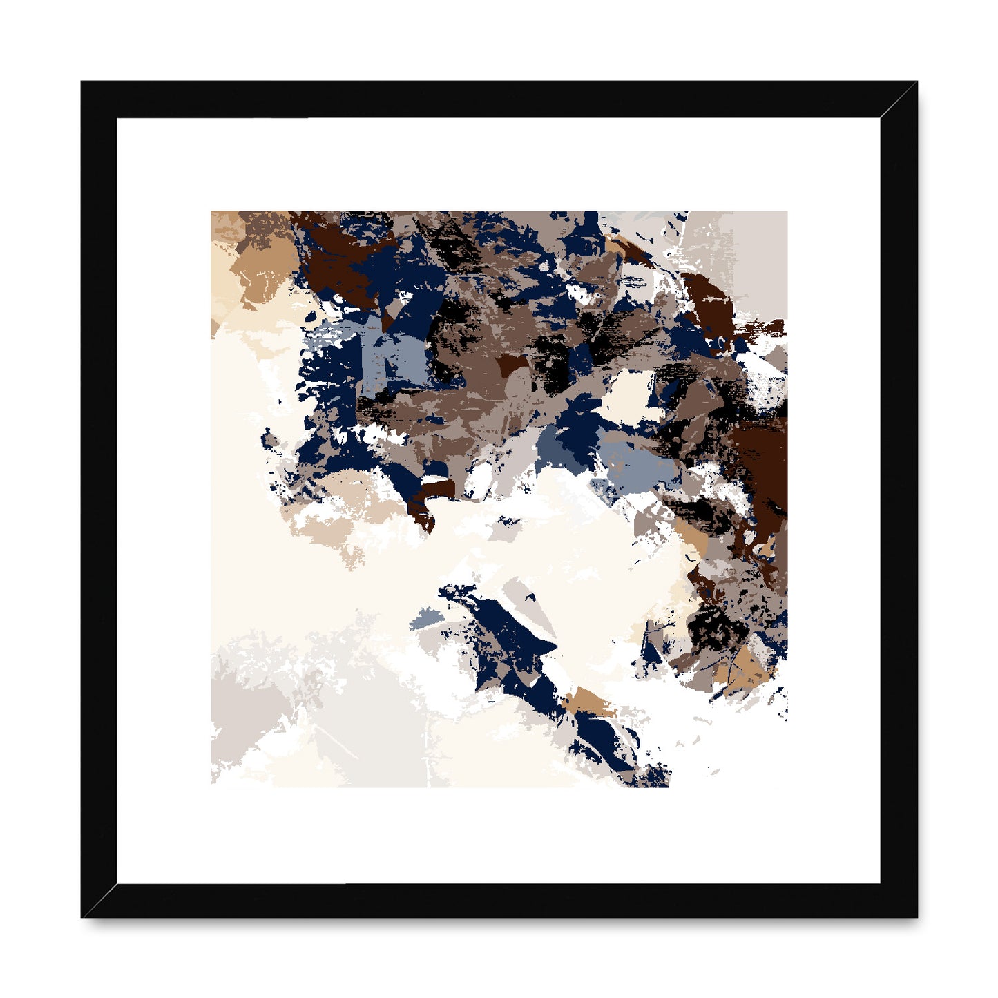 Framed Graphic Art Print, White Mat - 8x8 12x12 16x16 20x20 24x24 28x28 inches | FPS-1160-7693