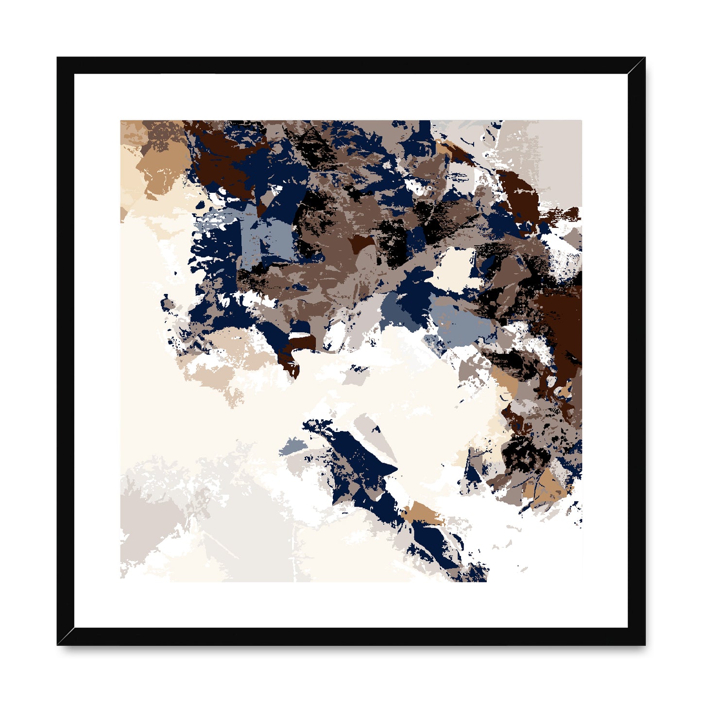 Framed Graphic Art Print, White Mat - 8x8 12x12 16x16 20x20 24x24 28x28 inches | FPS-1160-7693