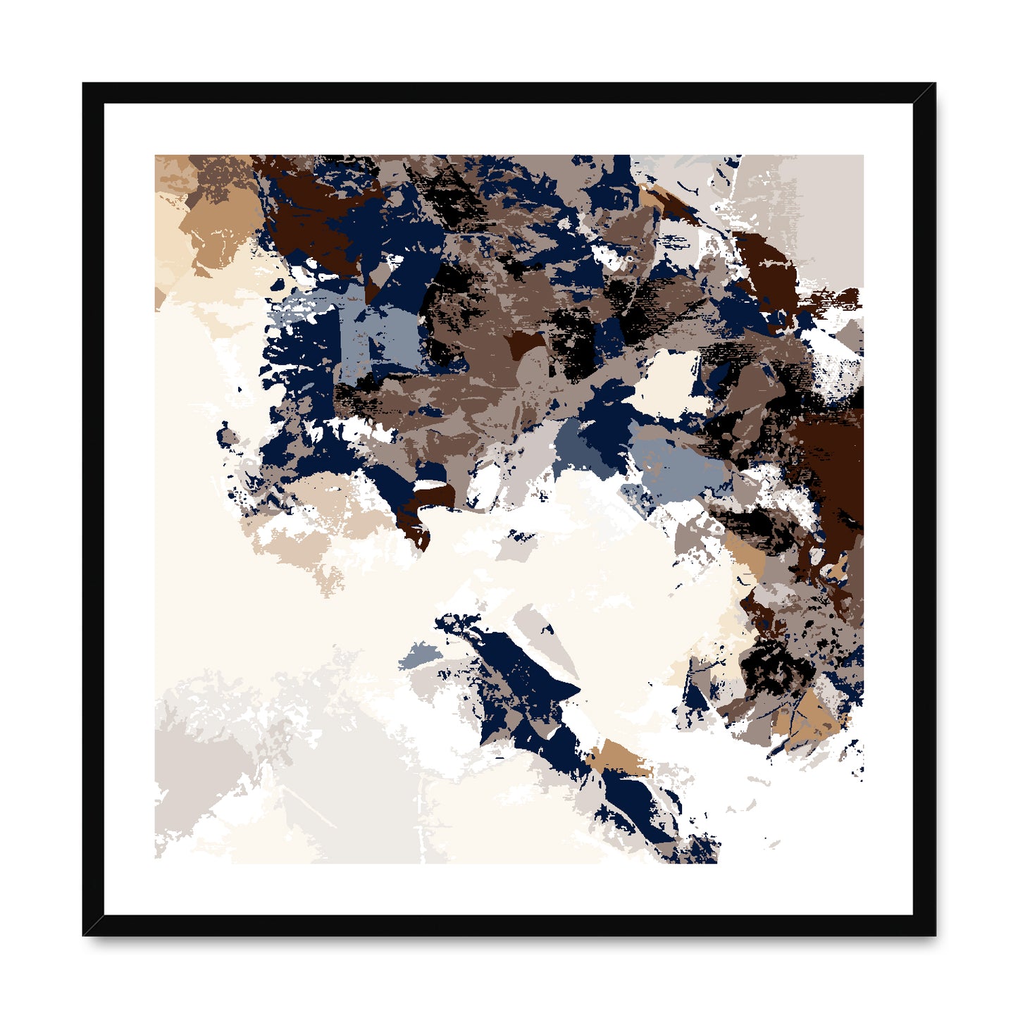 Framed Graphic Art Print, White Mat - 8x8 12x12 16x16 20x20 24x24 28x28 inches | FPS-1160-7693