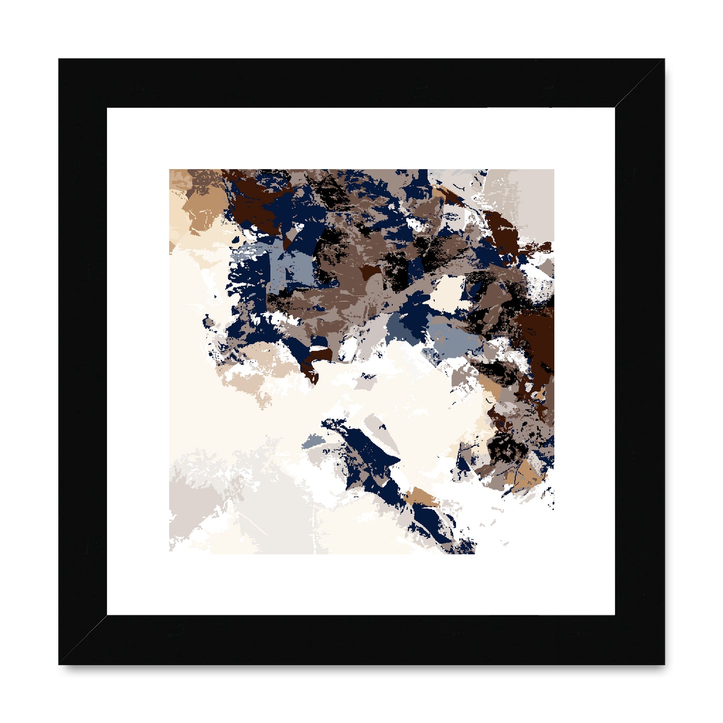 Framed Graphic Art Print, White Mat - 8x8 12x12 16x16 20x20 24x24 28x28 inches | FPS-1160-7693