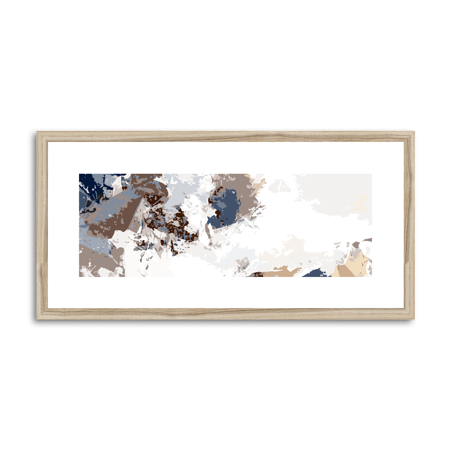 Framed Graphic Art Print, White Mat - 12x24 inches | FP-1160-7694
